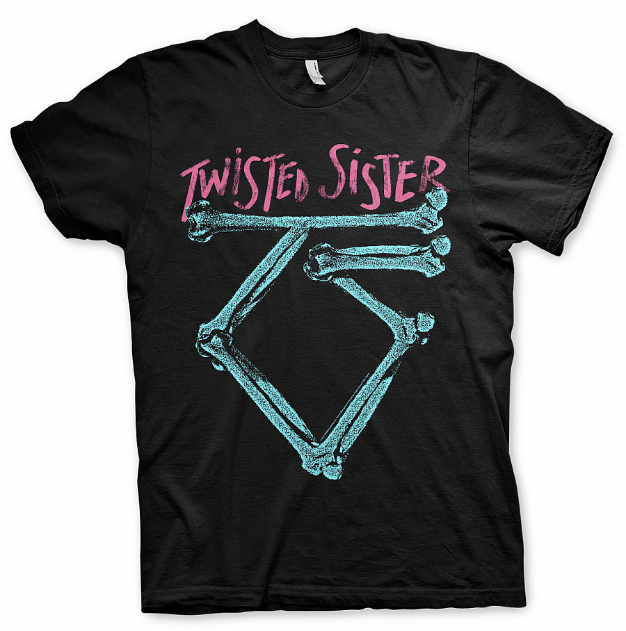 Twisted Sister tričko, Washed Logo, pánské, velikost L