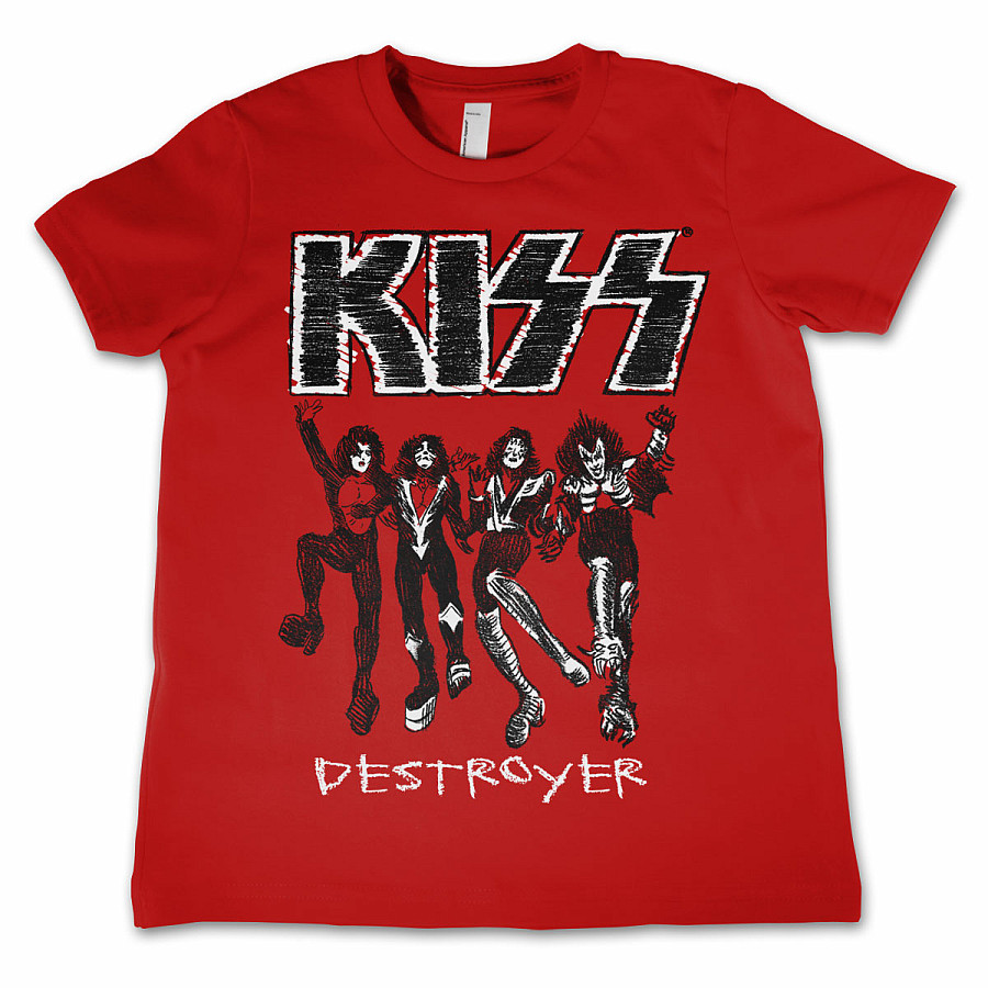 Kiss tričko, Destroyer, dětské, velikost L velikost L (10 let)