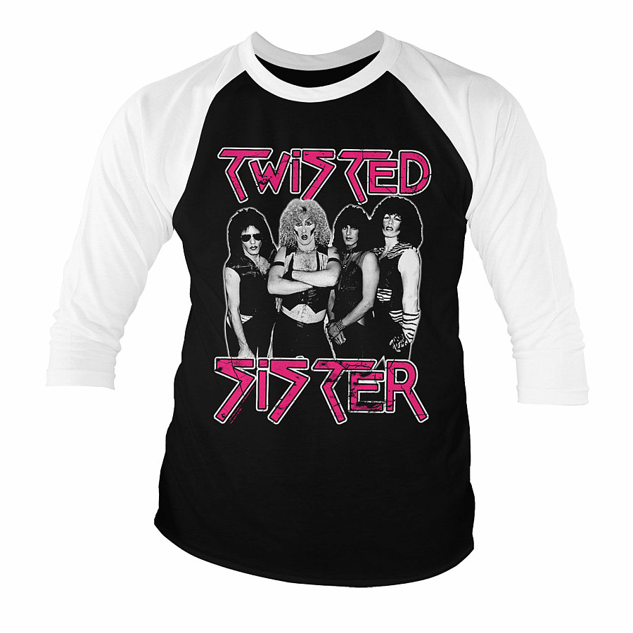 Twisted Sister tričko dlouhý 3/4 rukáv, Twisted Sister, pánské, velikost XXL