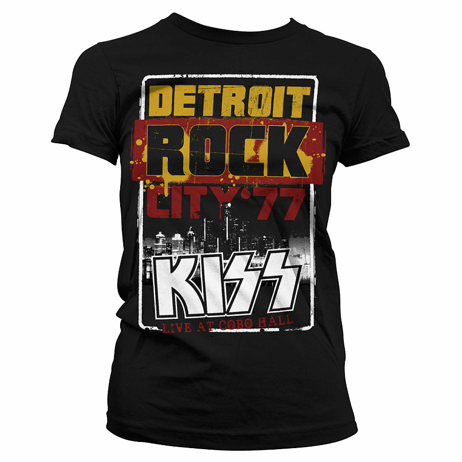 KISS tričko, Detroit Rock City Black, dámské, velikost L