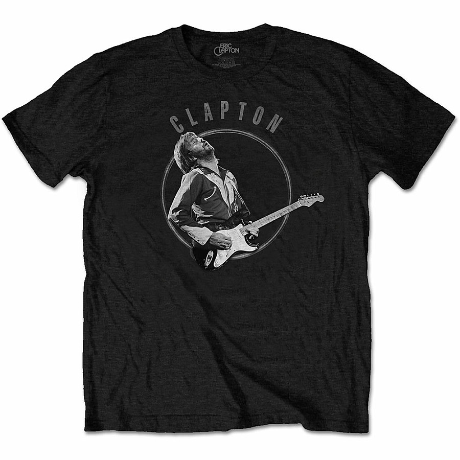 Eric Clapton tričko, Vintage Photo Black, pánské, velikost M