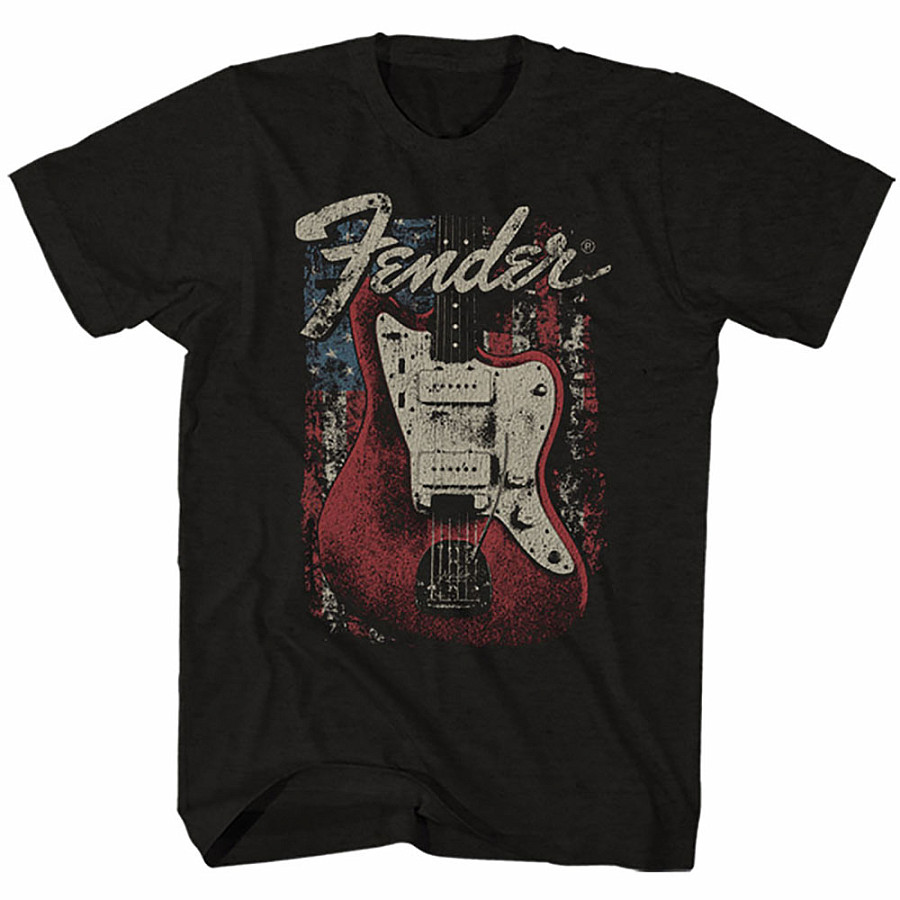 Fender tričko, Distressed Guitar, pánské, velikost S