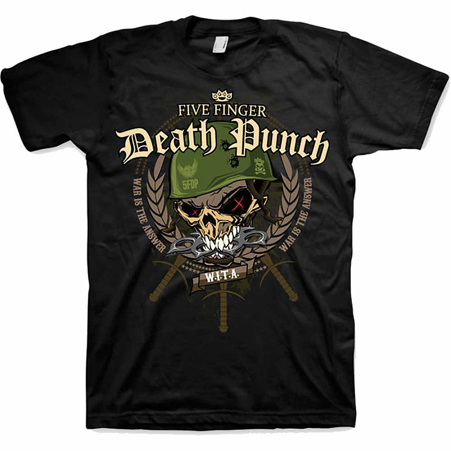 Five Finger Death Punch tričko, War Head Black, pánské, velikost XXL
