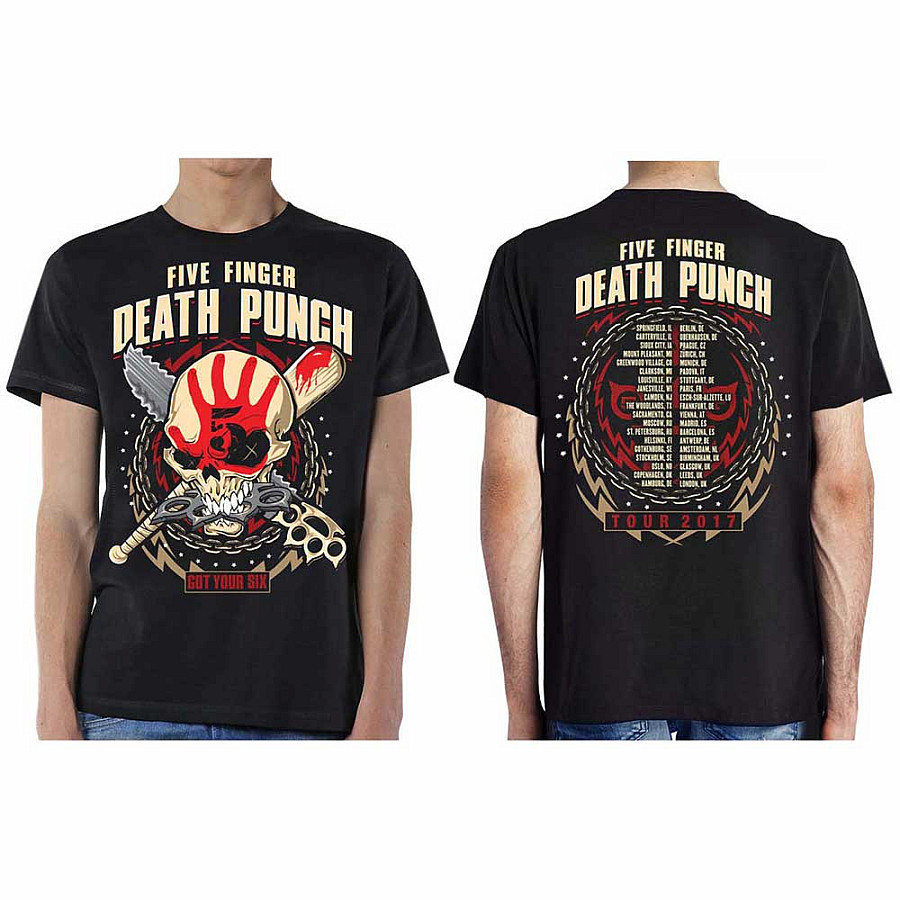 Five Finger Death Punch tričko, Zombie Kill Fall 2017 Tour, pánské, velikost S