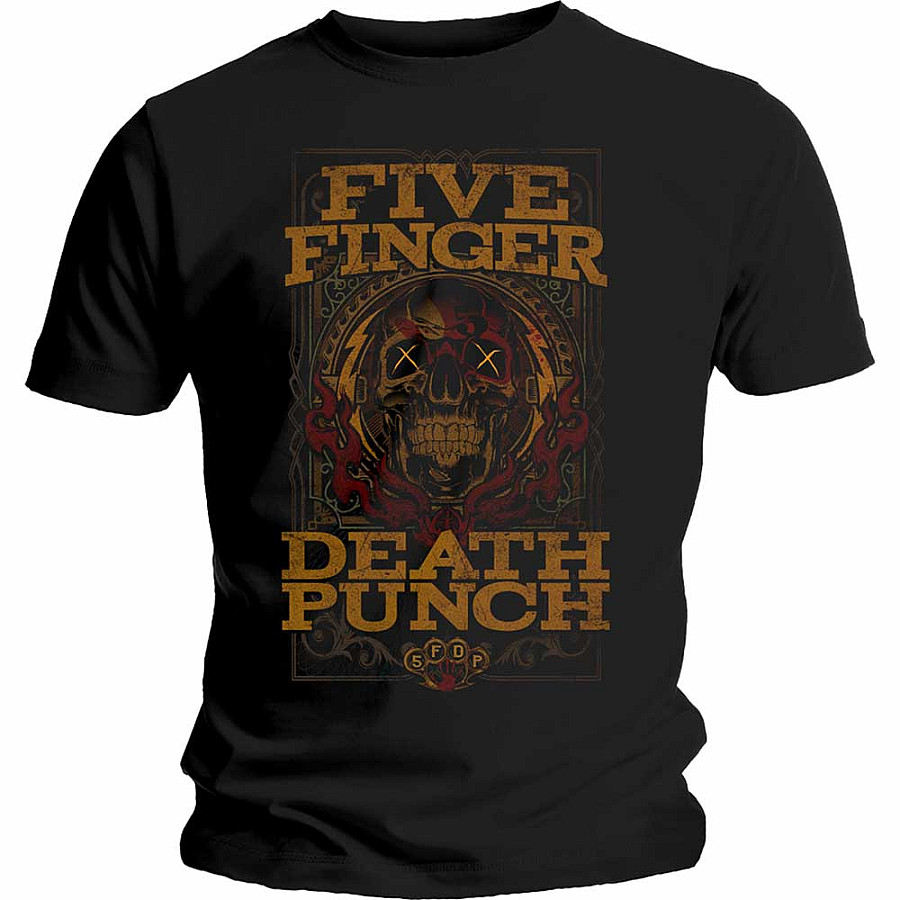 Five Finger Death Punch tričko, Wanted, pánské, velikost XL