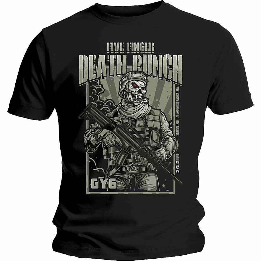 Five Five Finger Death Punch tričko, War Soldier, pánské, velikost XXL