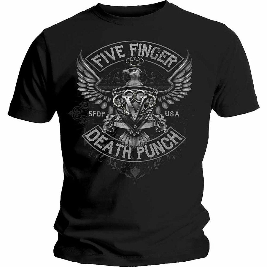 Five Finger Death Punch tričko, Howe Eagle Crest, pánské, velikost XXL
