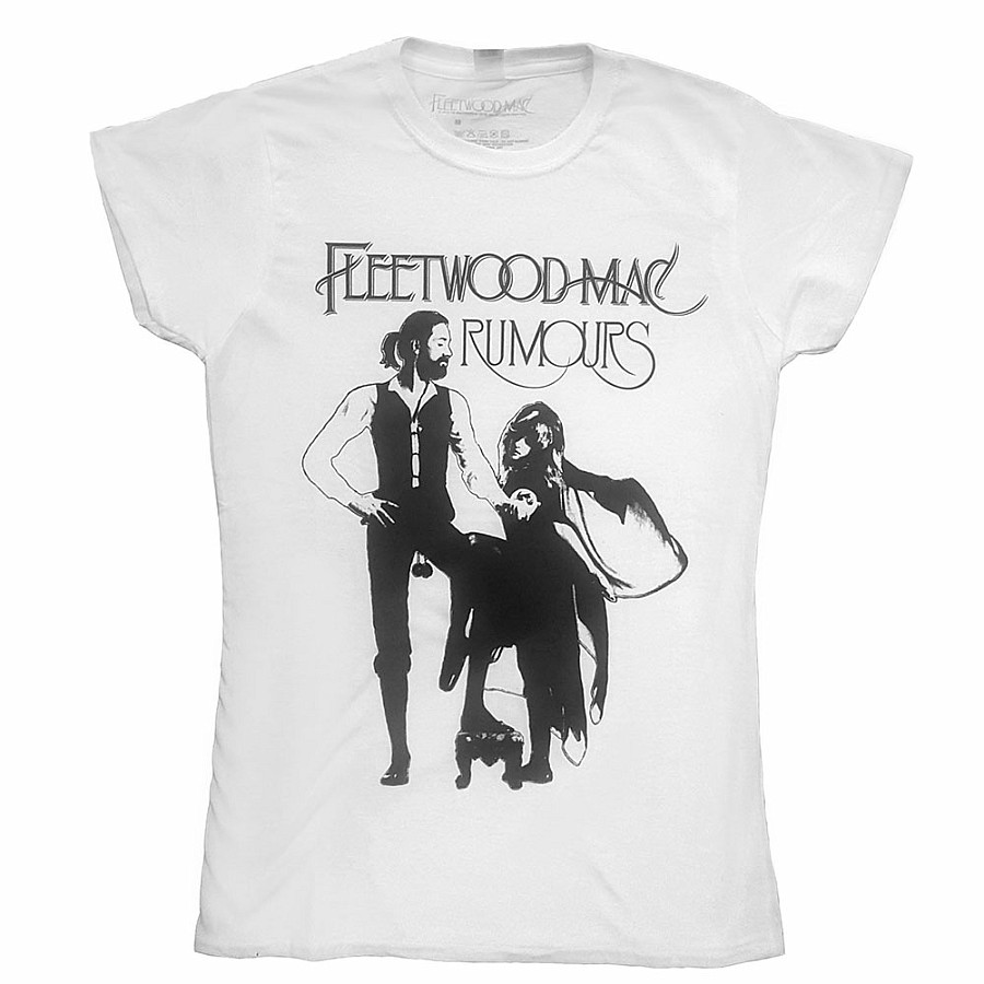 Fleetwood Mac tričko, Rumours White, dámské, velikost S