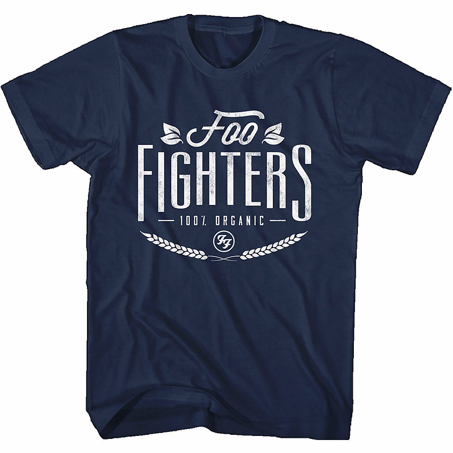 Foo Fighters tričko,100% Organic Navy, pánské, velikost XXL