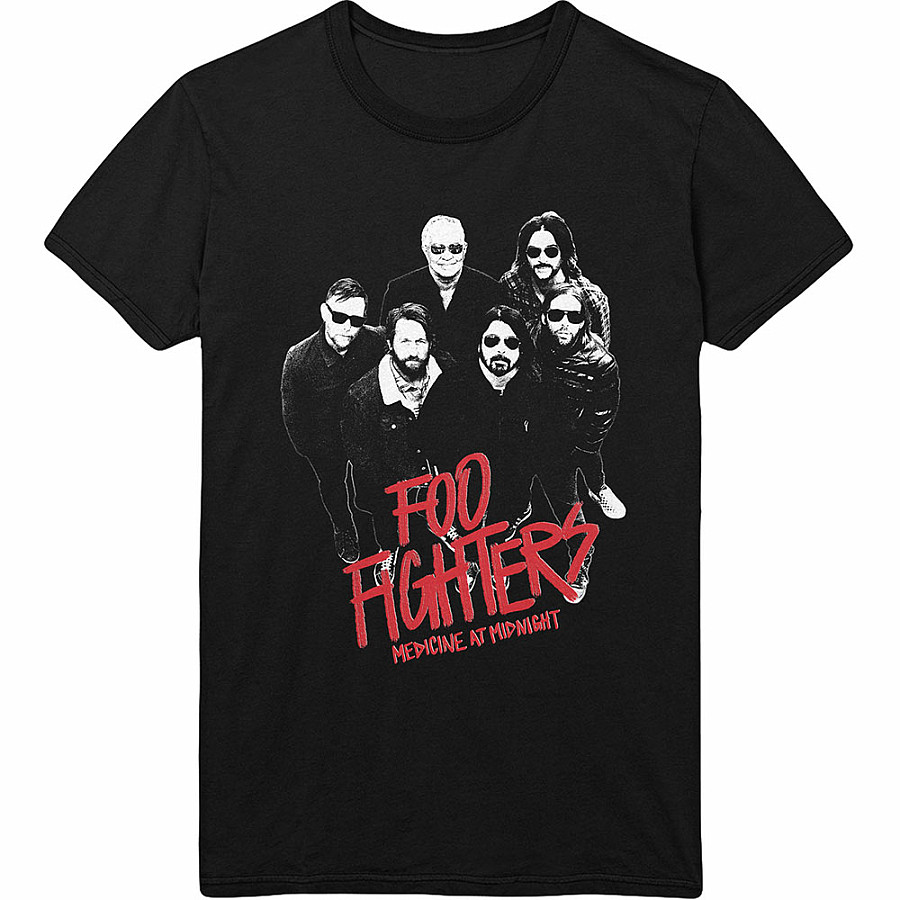 Foo Fighters tričko, Medicine At Midnight Photo Black, pánské, velikost M