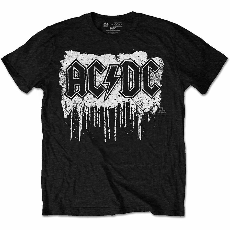 AC/DC tričko, Dripping With Excitement Black, pánské, velikost L