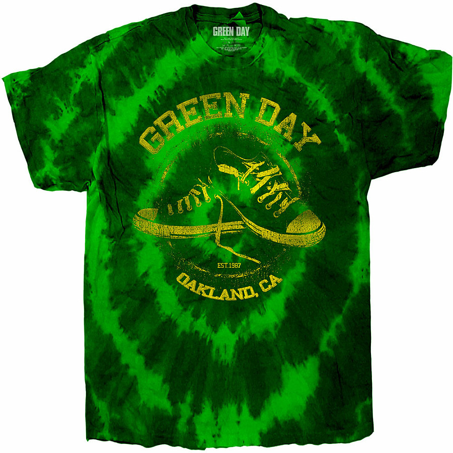 Green Day tričko, All Stars Dip-Dye Green, pánské, velikost XL