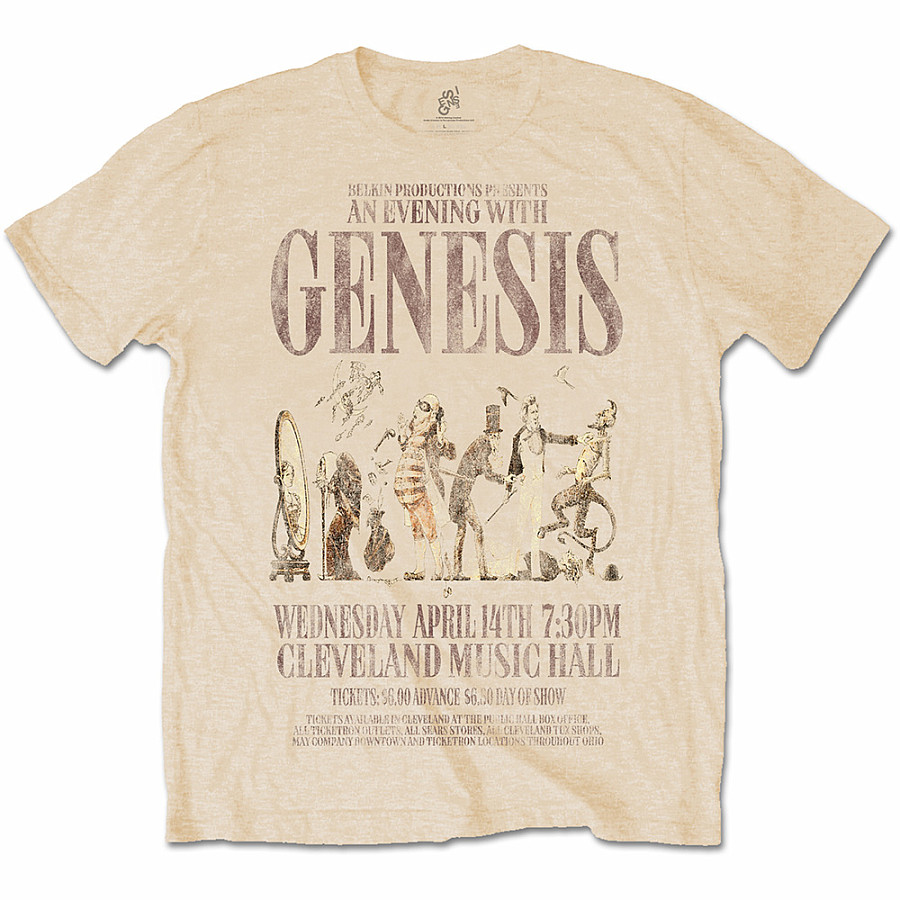 Genesis tričko, An Evening With Genesis, pánské, velikost XXL