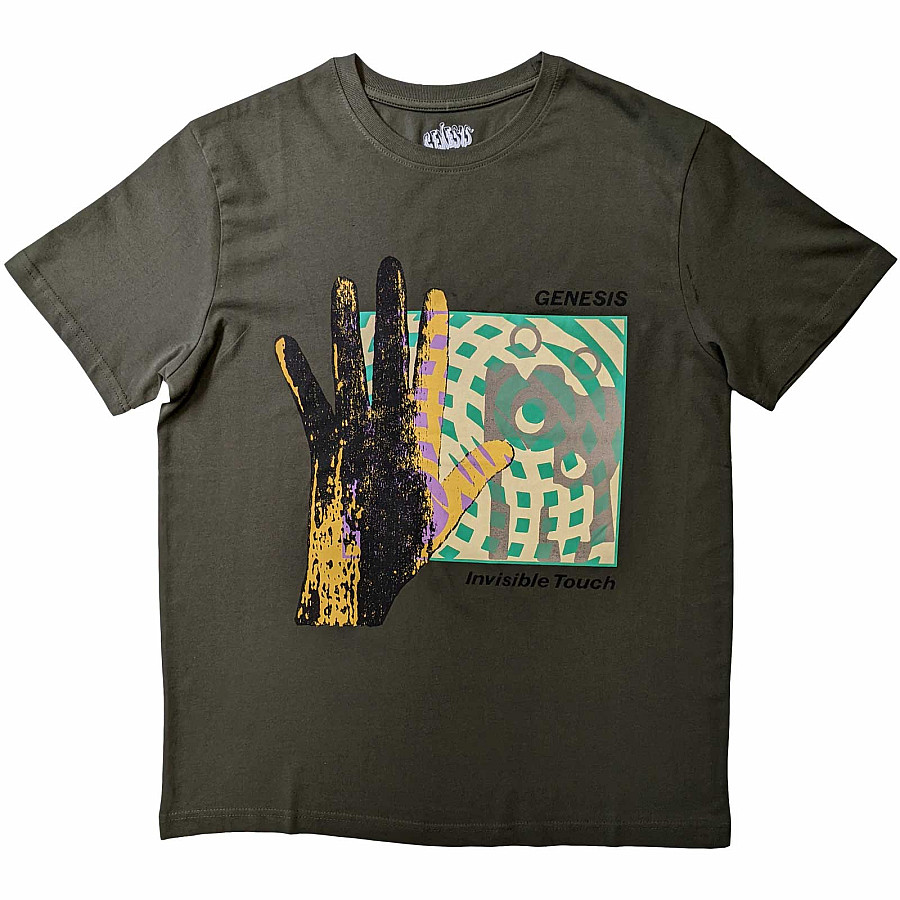 Genesis tričko, Invisible Touch Green, pánské, velikost S