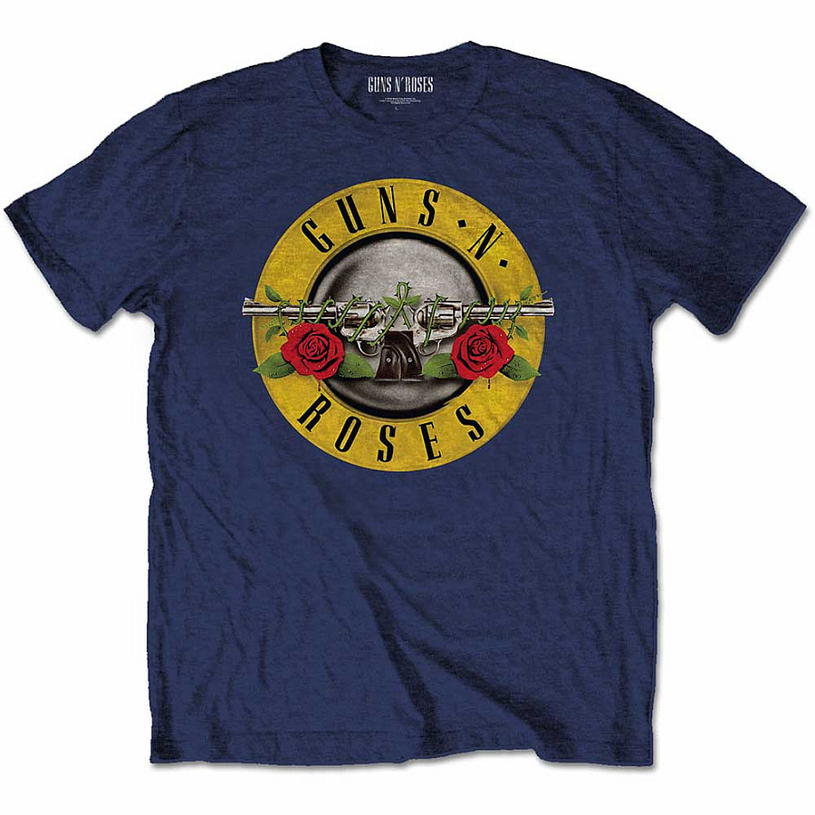 Guns N Roses tričko, Classic Logo Navy Blue, dětské, velikost XL dětská velikost XL (11-12 let)