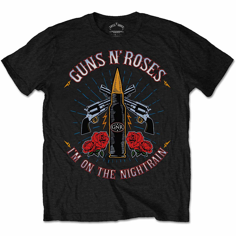 Guns N Roses tričko, Night Train, pánské, velikost XXL
