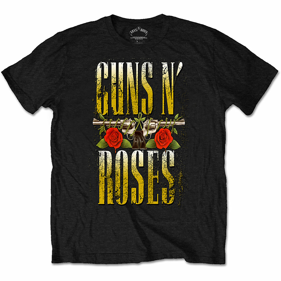 Guns N Roses tričko, Big Guns, pánské, velikost M