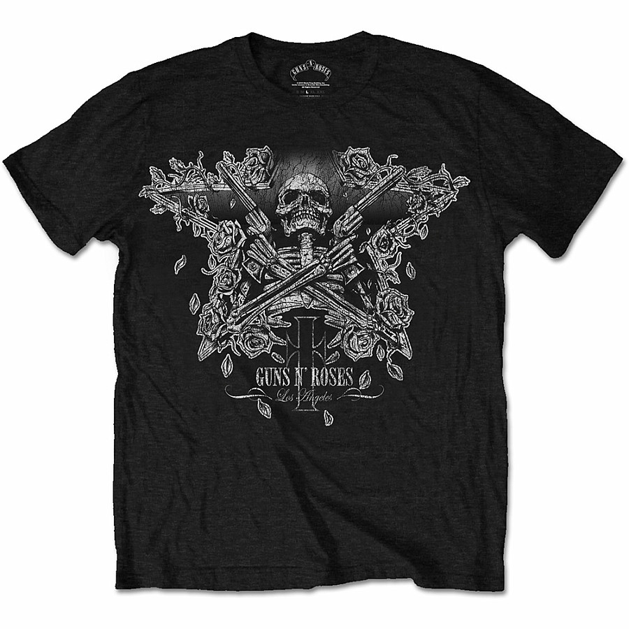 Guns N Roses tričko, Skeleton Guns, pánské, velikost M