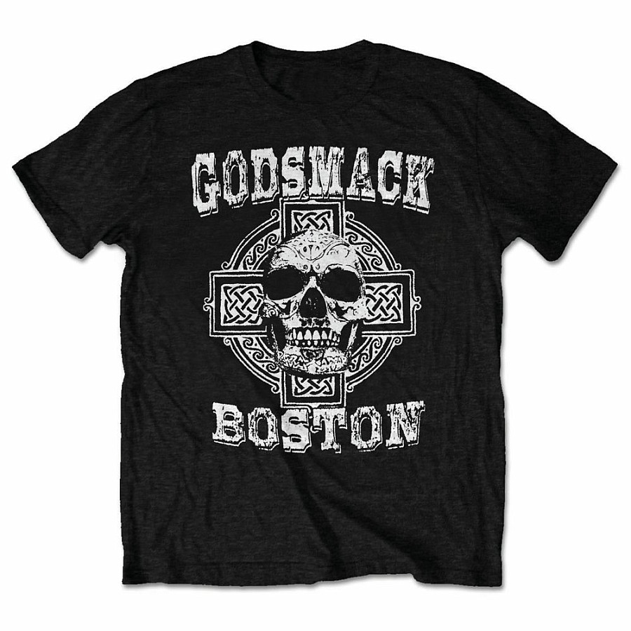 Godsmack tričko, Boston Skull, pánské, velikost S