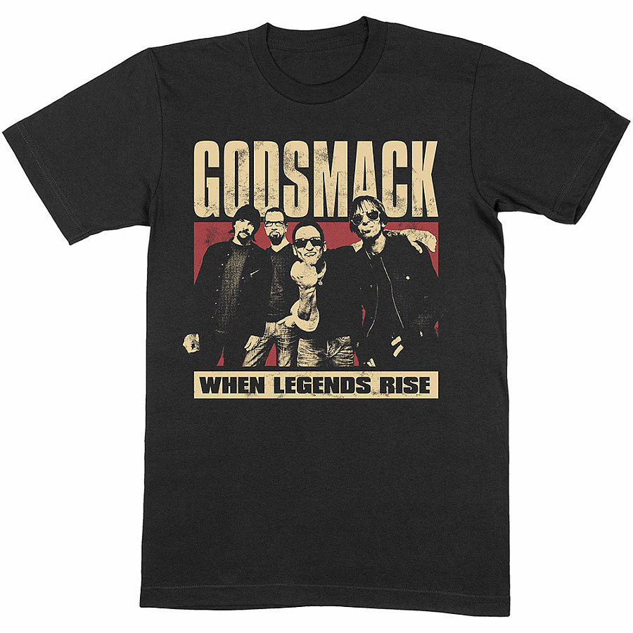 Godsmack tričko, Legends Photo Black, pánské, velikost XL