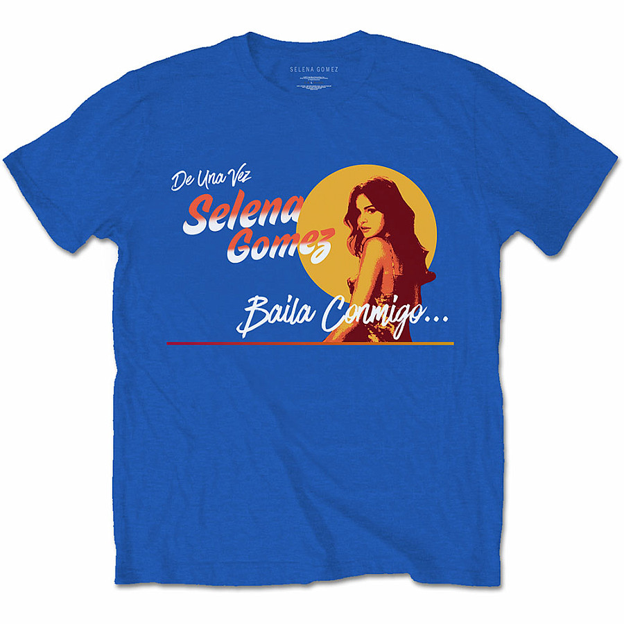 Selena Gomez tričko, Mural Blue, pánské, velikost XL