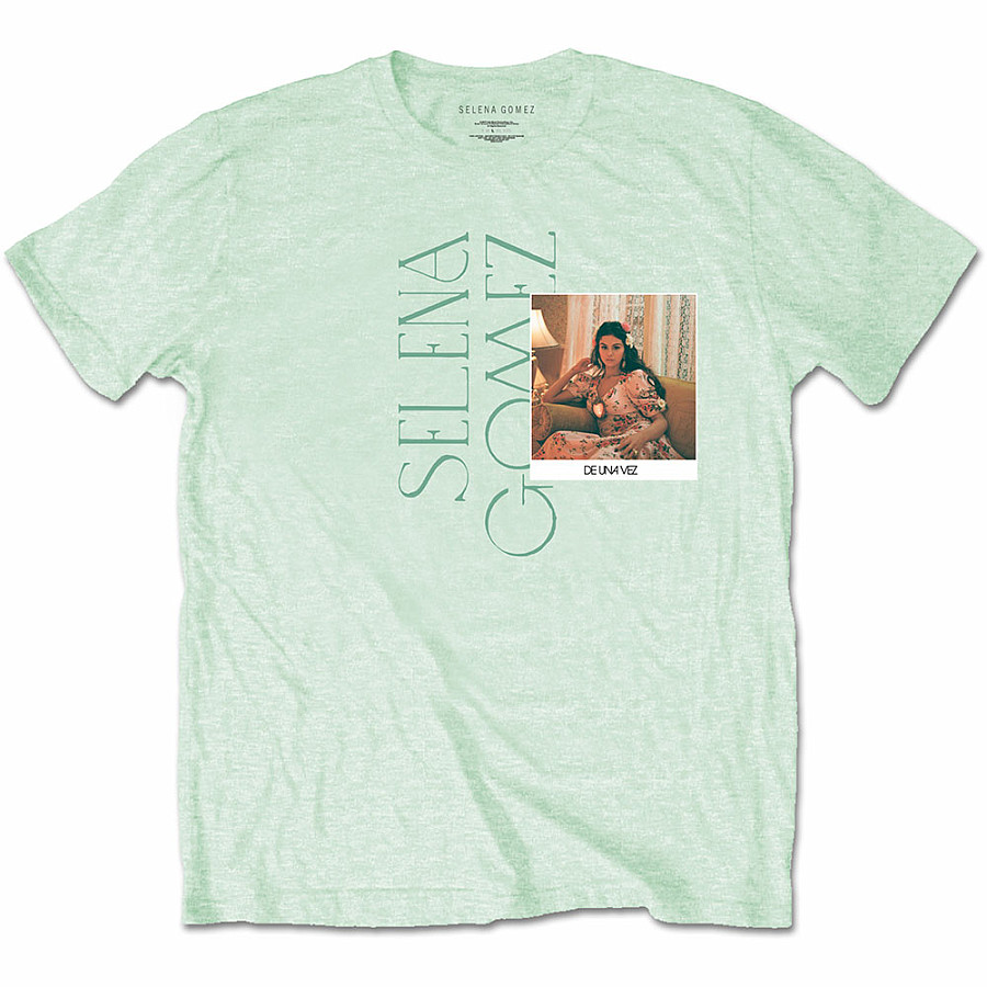Selena Gomez tričko, Polaroid Green, pánské, velikost M