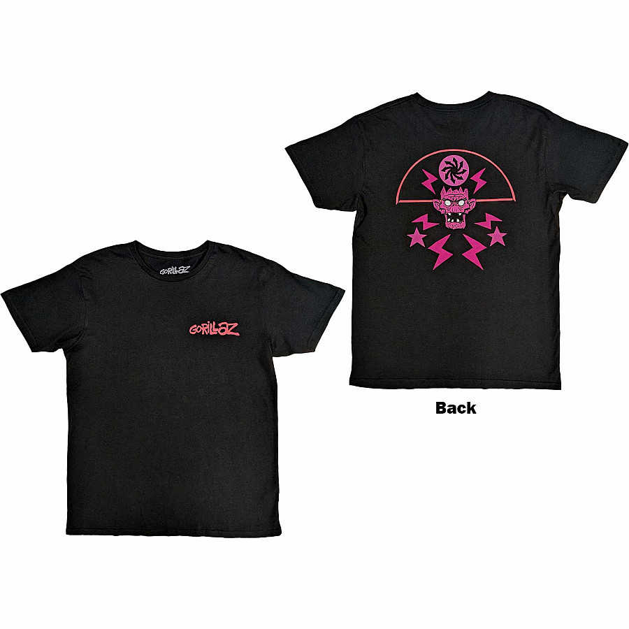Gorillaz tričko, Cult of Gorillaz BP Black, pánské, velikost XL
