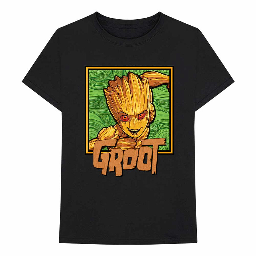 Marvel Comics tričko, I am Groot - Groot Square Black, pánské, velikost M