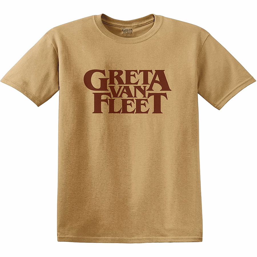 Greta Van Fleet tričko, Logo Gold, pánské, velikost L