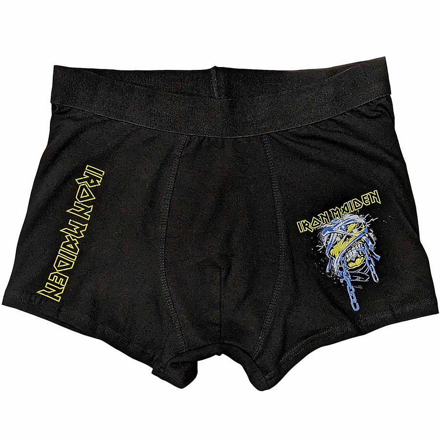 Iron Maiden boxerky CO+EA, Powerslave Head Black, pánské, velikost L