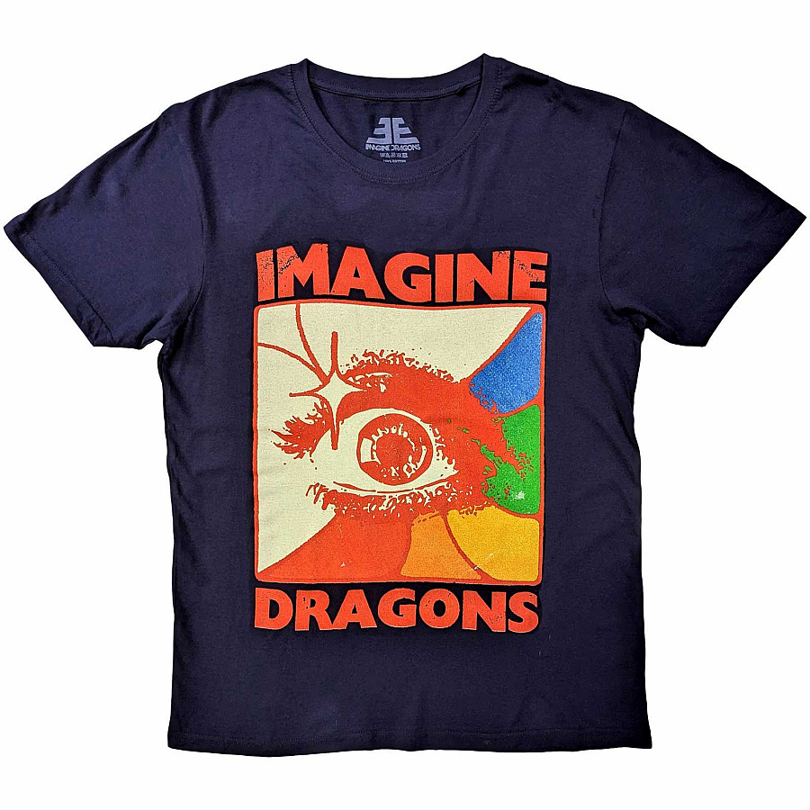Imagine Dragons tričko, Eye Navy Blue, pánské, velikost XXL