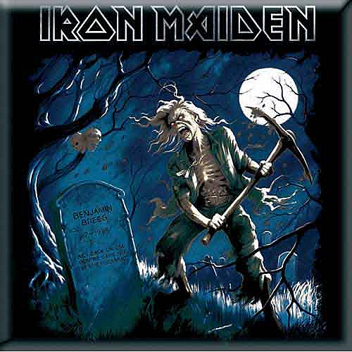 Iron Maiden magnet na lednici 75mm x 75mm, Benjamin Breeg