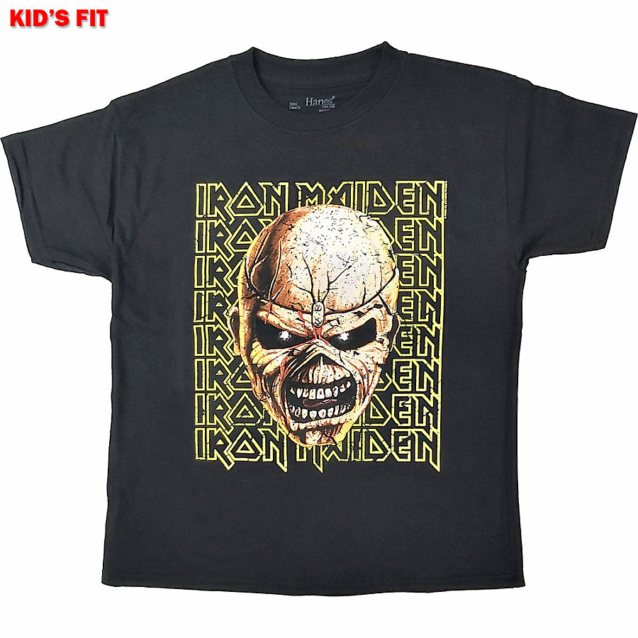 Iron Maiden tričko, Big Trooper Head Black Kids, dětské, velikost XL velikost XL věk (11 - 12 let)