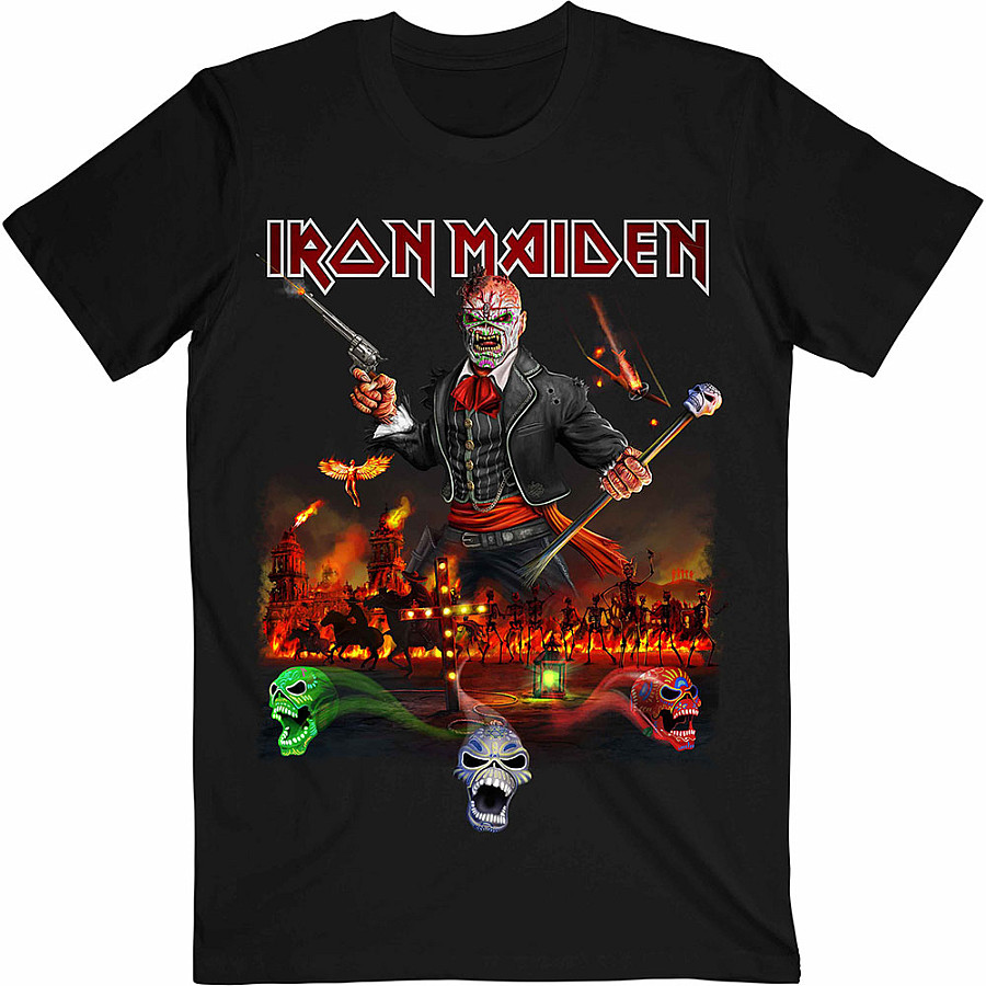 Iron Maiden tričko, LOTB Live Album Black, pánské, velikost XXL