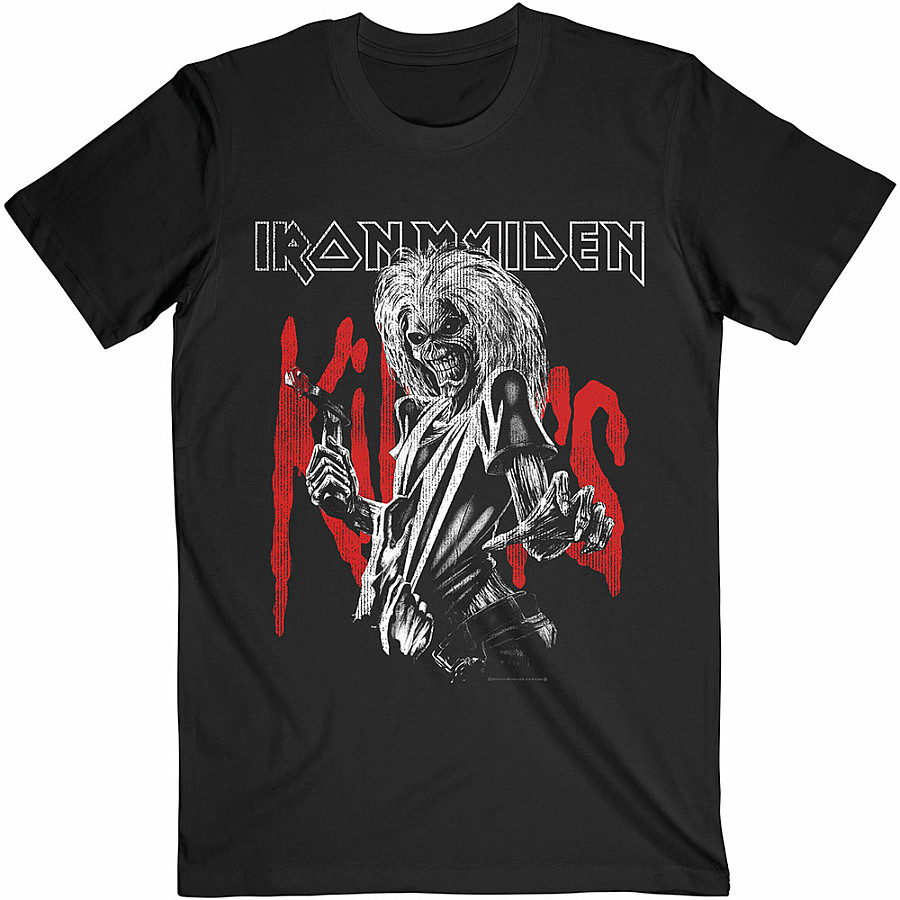 Iron Maiden tričko, Killers Eddie Large Graphic Distress Black, pánské, velikost XXL