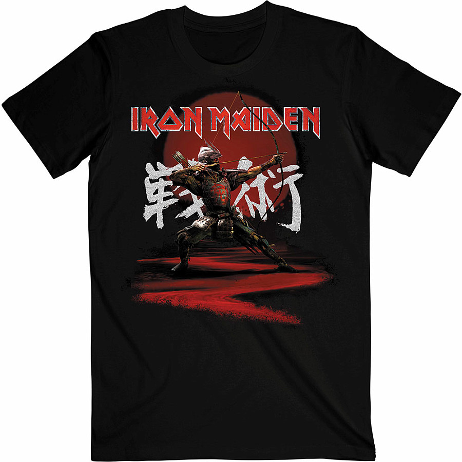 Iron Maiden tričko, Senjutsu Eddie Archer Kanji Black, pánské, velikost S