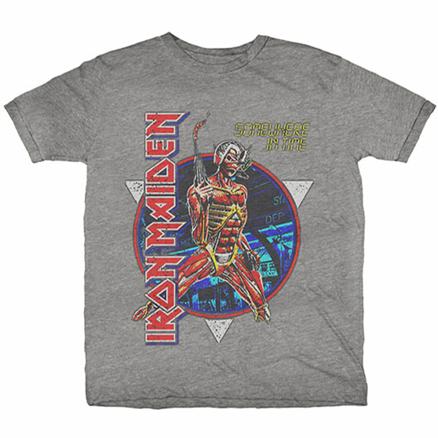 Iron Maiden tričko, Somewhere In Time, pánské, velikost XL