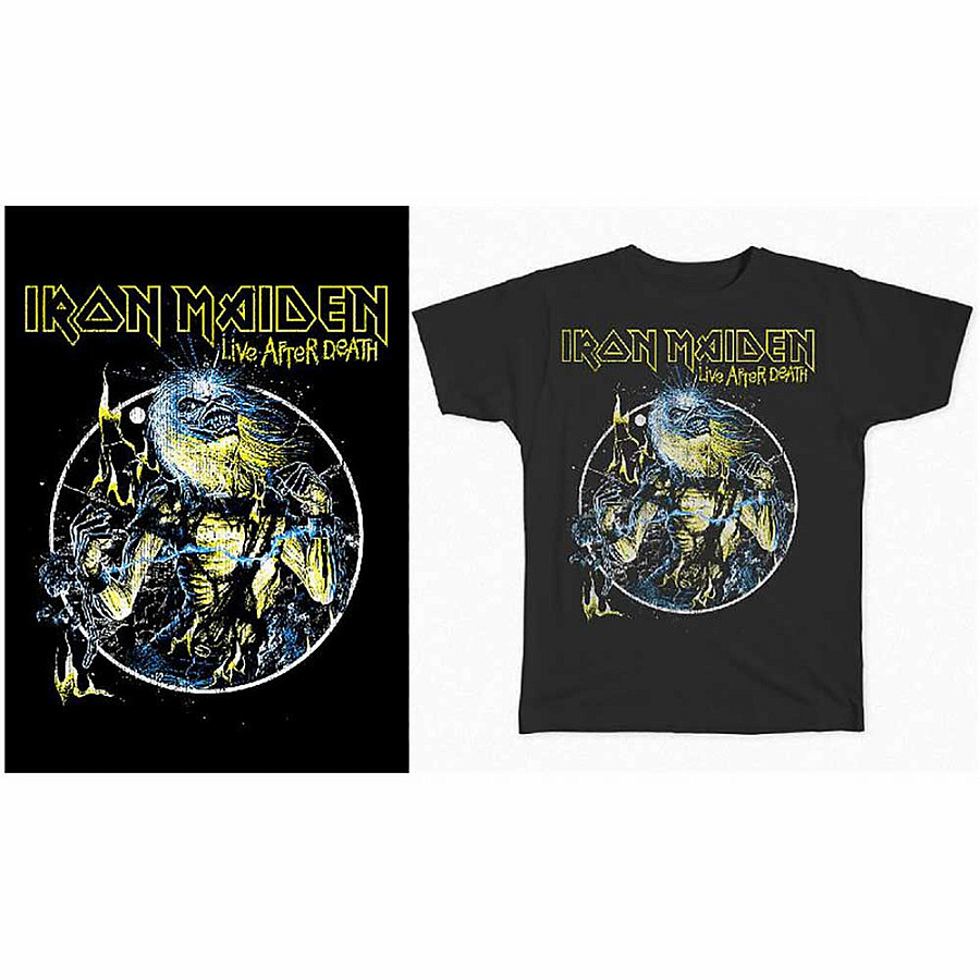 Iron Maiden tričko, Live After Death, pánské, velikost XL