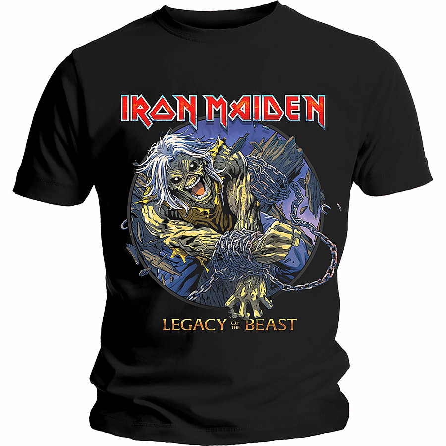 Iron Maiden tričko, Eddie Chained Legacy, pánské, velikost XXL