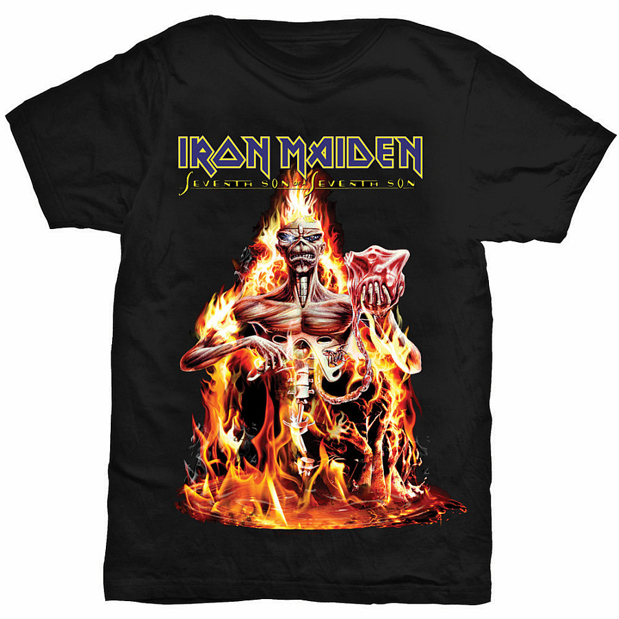 Iron Maiden tričko, CM EXL Seventh Son, pánské, velikost M