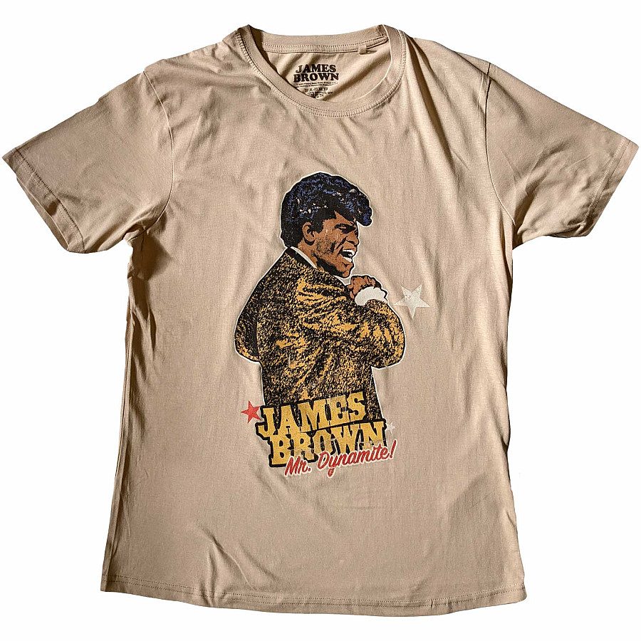 James Brown tričko, Mr Dynamite Sand, pánské, velikost M