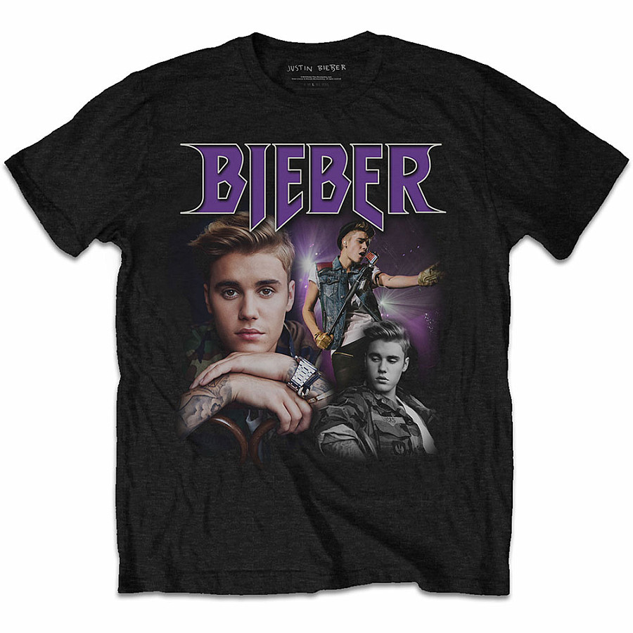 Justin Bieber tričko, JB Homage, pánské, velikost XL