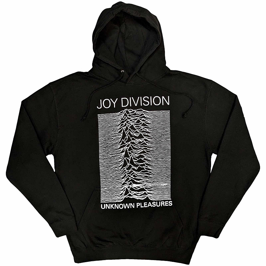 Joy Division mikina, Unknown Pleasures FP Black, pánská, velikost XXL
