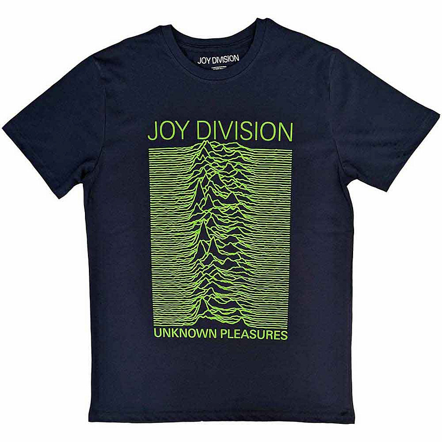 Joy Division tričko, Unknown Pleasures FP Navy Blue, pánské, velikost S