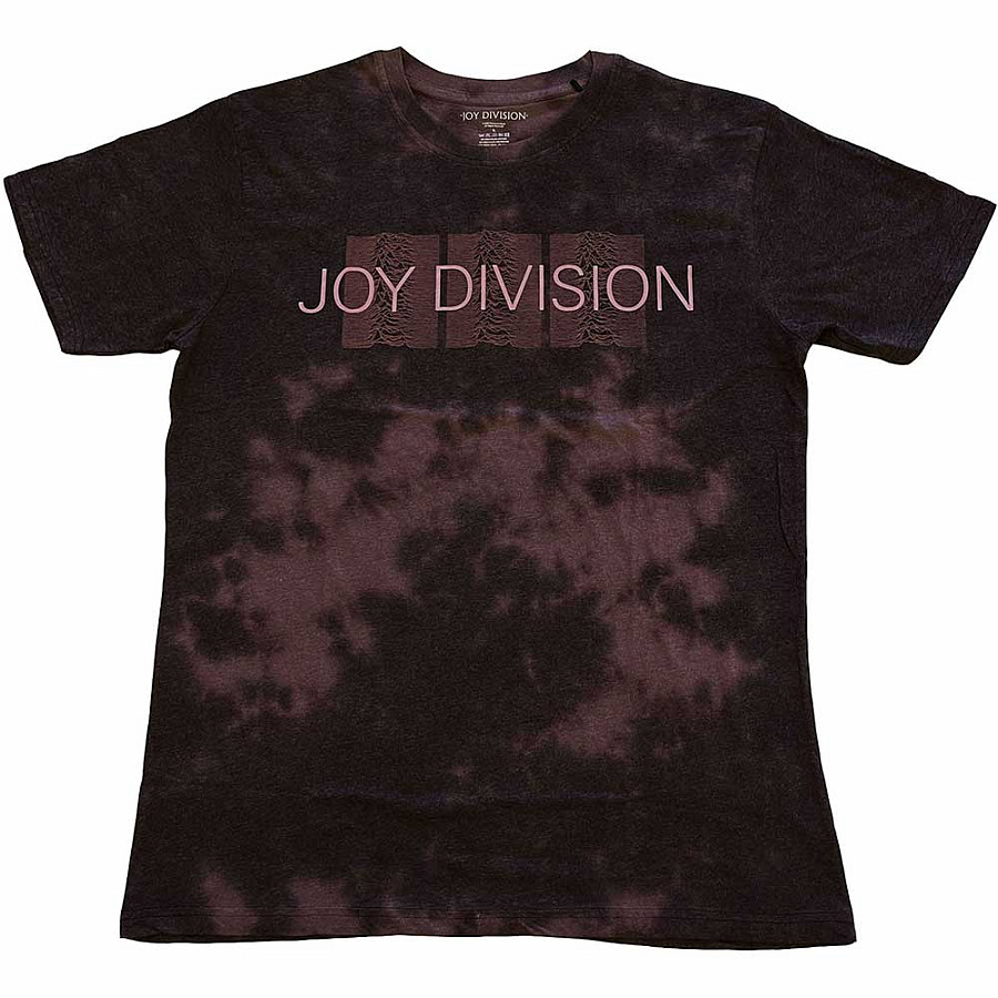 Joy Division tričko, Mini Repeater Pulse Wash Purple, pánské, velikost XXL