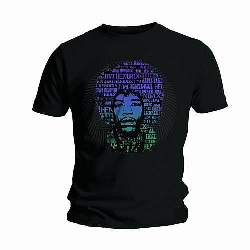 Jimi Hendrix tričko, Afro Speech, pánské, velikost XL