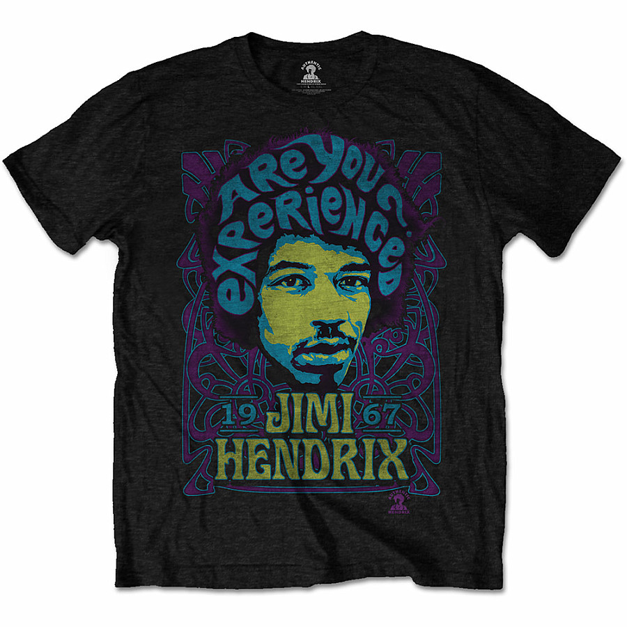 Jimi Hendrix tričko, Experienced Black, pánské, velikost XXL