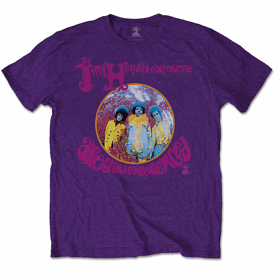 Jimi Hendrix tričko, Are You Experienced Purple, pánské, velikost XXL