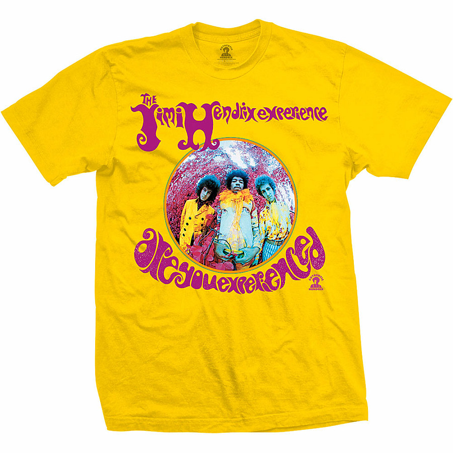 Jimi Hendrix tričko, Are You Experienced Yellow, pánské, velikost S