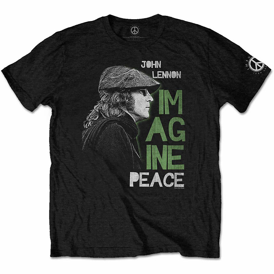 John Lennon tričko, Imagine Peace, pánské, velikost S